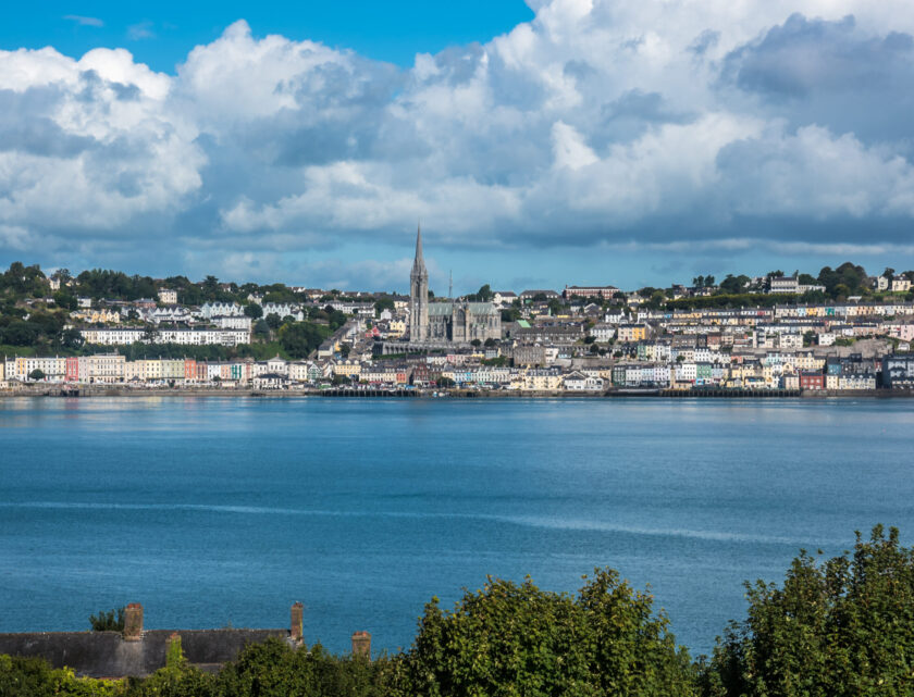 View of Cobh from Spike Island Co Cork TI71AK1